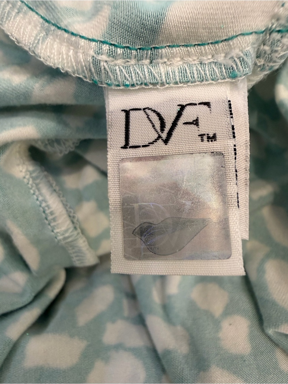 Diane Von Furstenberg DVF Samson Leopard Leaves Parakeet Print Wrap Dress Size 2 - Picture 8 of 11